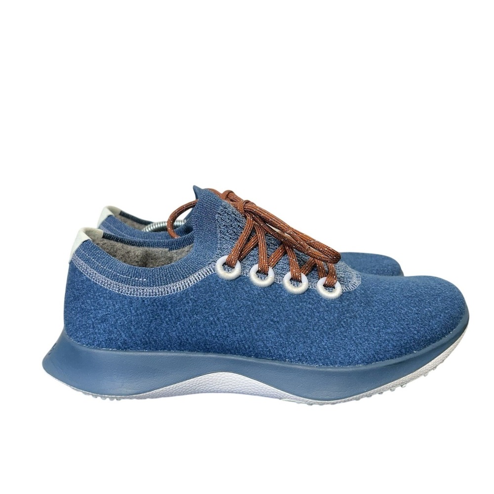 Allbirds Women's Wool Dasher Mizzles Blue & Orange | Size 10.5 Water-Repellent